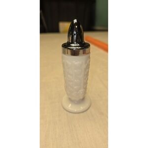 Vintage Westmoreland Paneled Grape Pattern Milk Glass Salt Shacker" Single"